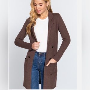 Yellow/Mustard Sweater Jacket